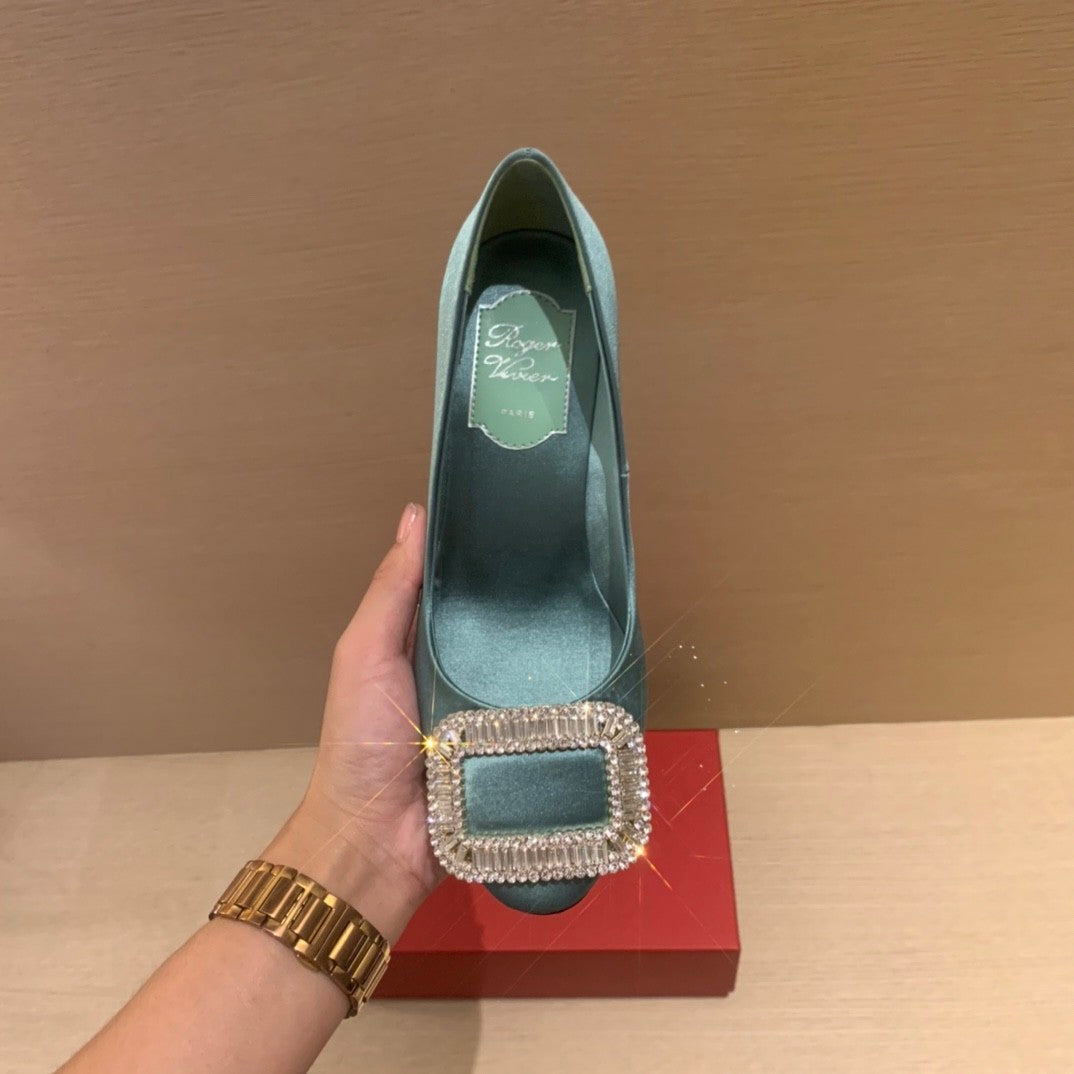 Roger Vivier Silk 6.5cm High Heels#336056