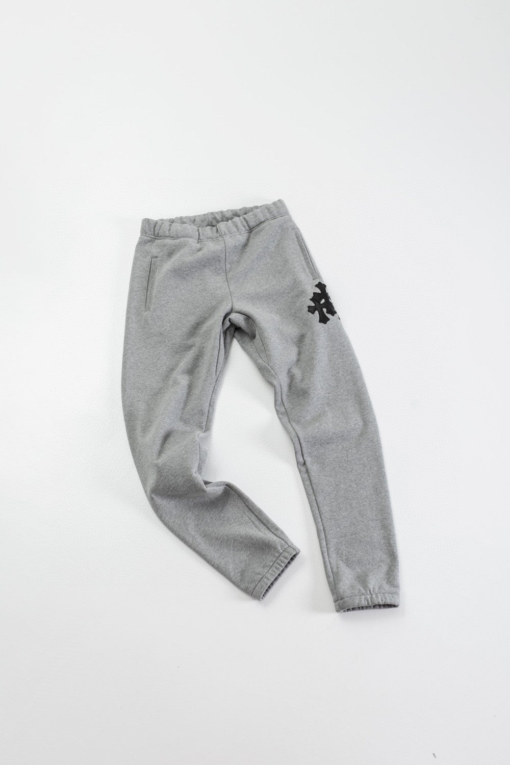 Chrome Hearts Hooded Sweatshirt Pullover Sweatpants Set Suit Grey #96679