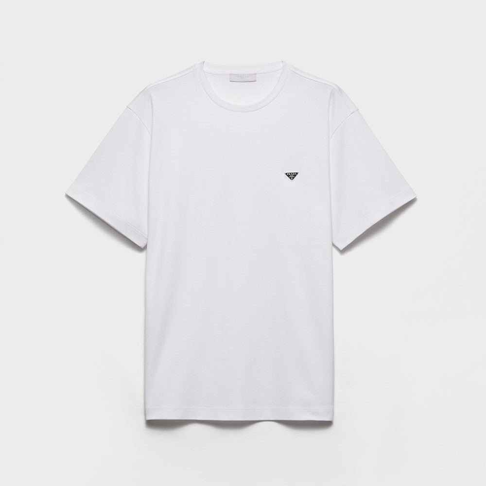 Prada Black White Cotton T-shirt #336097