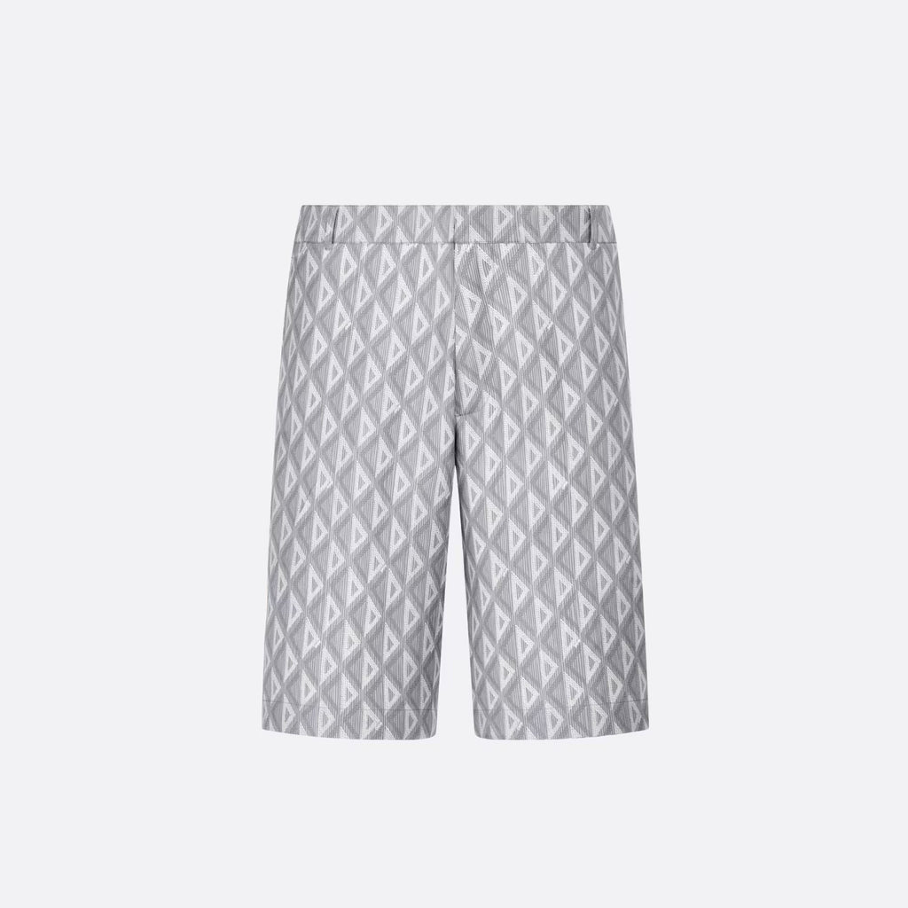 Dior Geometric Pattern Short Sleeved Shirt Shorts Set Suit #94445