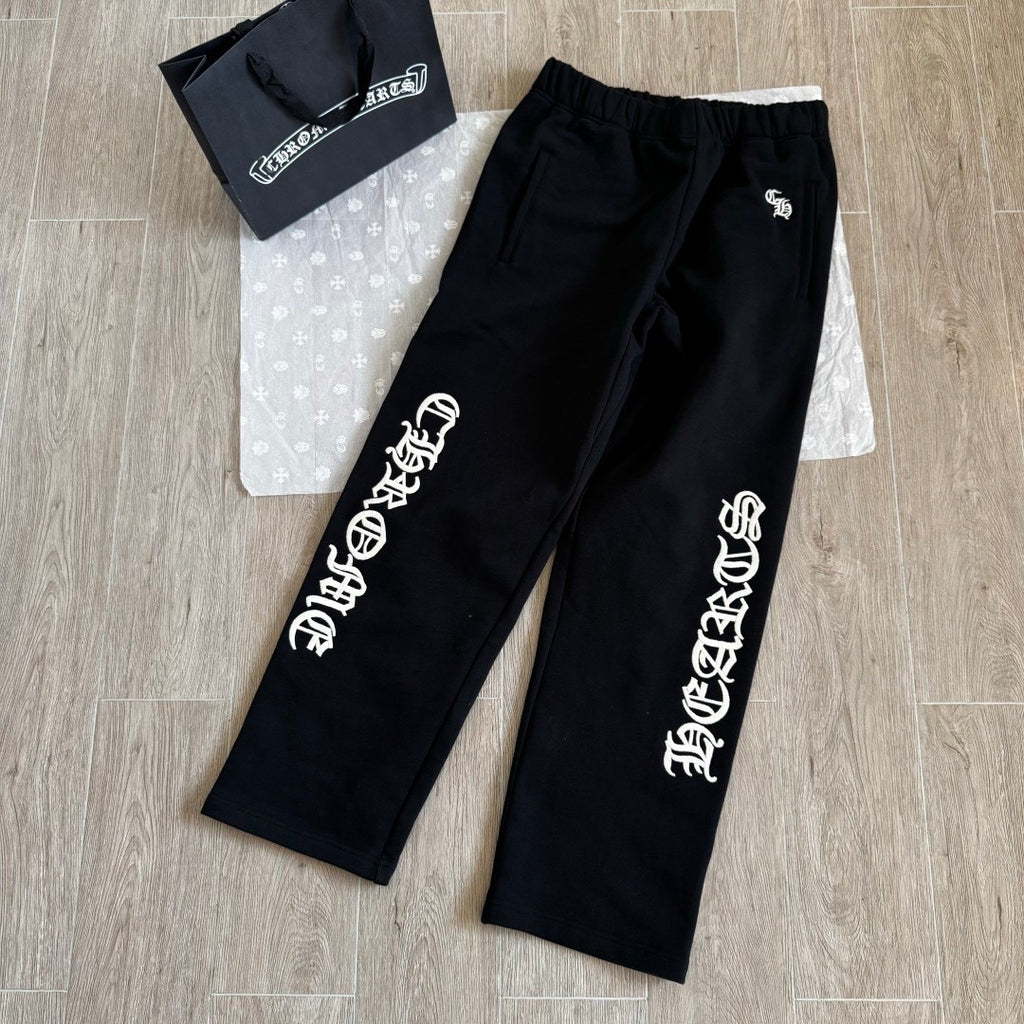 Chrome Hearts Blue Sanskrit Letters Waffle Lining Hooded Sweatshirt Pants #375714