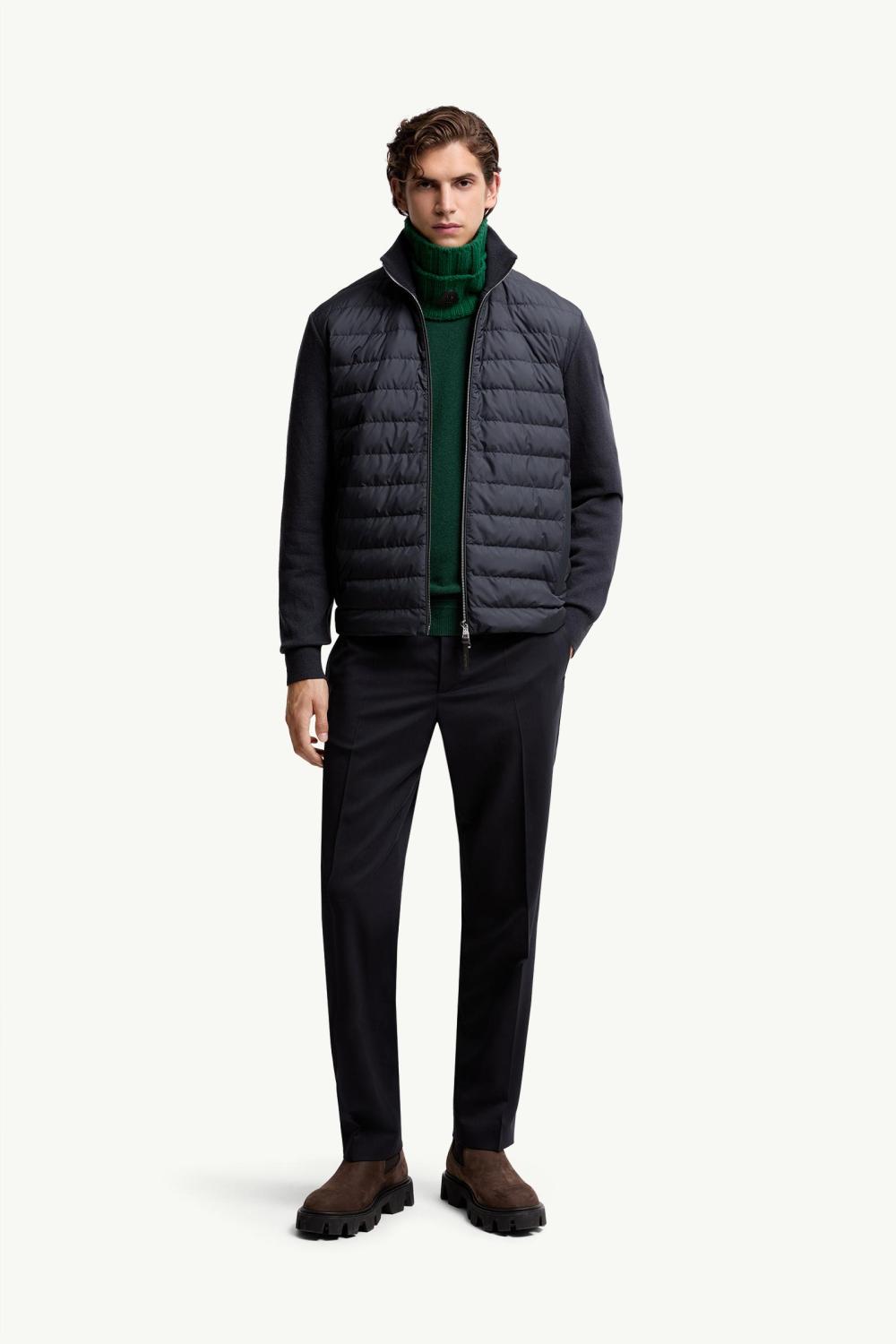 MONCLER PADDED CORDUROY Men's Goose Down Trendy Fashionable Simple Comfortable Stand Collar Warm Zipper Lightweight Wweater Fit Casual Down Jacket #332116