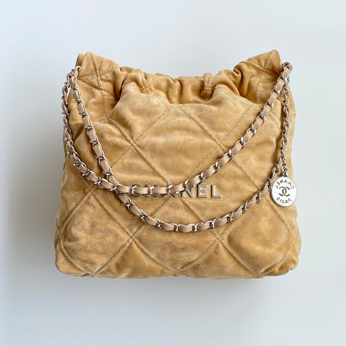 Chanel Small Bags 30 X 30 X 8 X 37 CM Collection Link Women's Classic Gold And Silver Buckle Luxury Chain Tote Bag Bags Metallic-colored Leather Tends To Fade Easily #193551