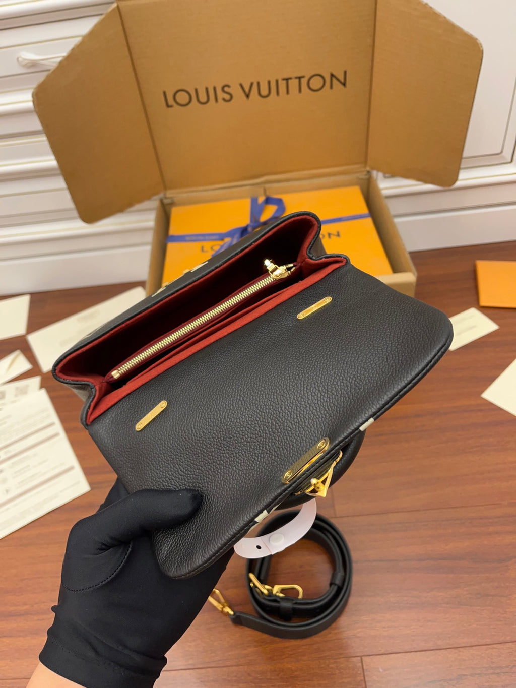 Louis Vuitton Madeleine BB Bicolor Monogram Empreinte Leather Handbags #337105