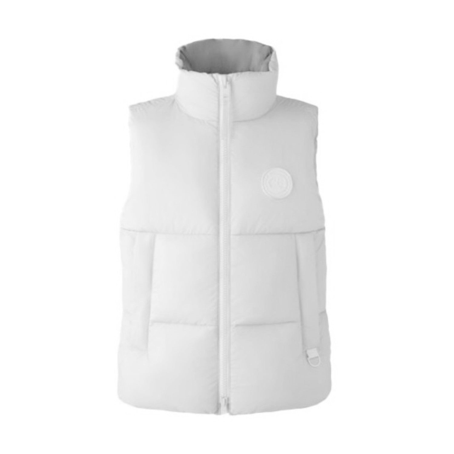Canada Goose Men's Autumn and Winter Solid Color Logo Label Standing Collar Down Zipper Vest Jacket #73692