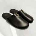 Chrome Hearts Home Mule Leather Slippers #382259