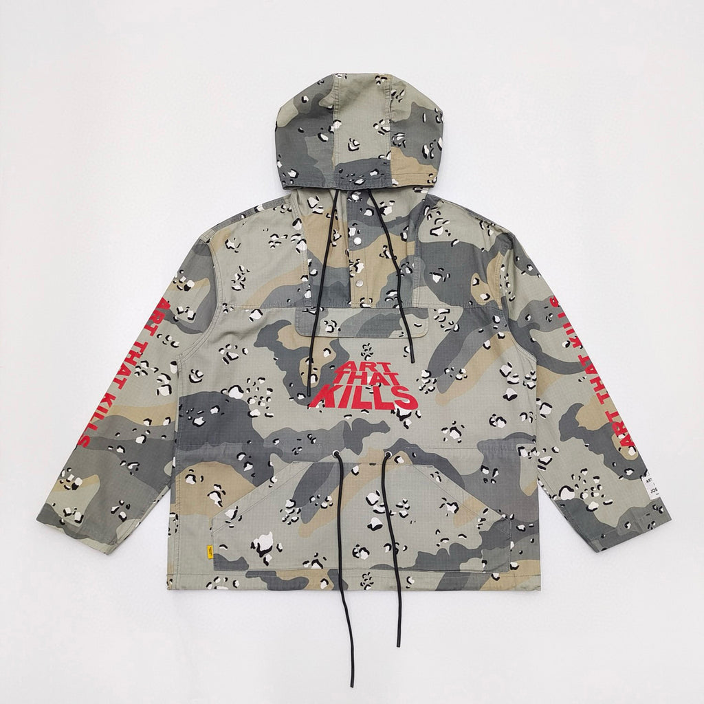 Gallery Dept Men's Spring And Autumn High Street Fashion Printed Letter Camouflage Rushing Jacket Hooded Loose Casual Jacket  Ngvp #8124