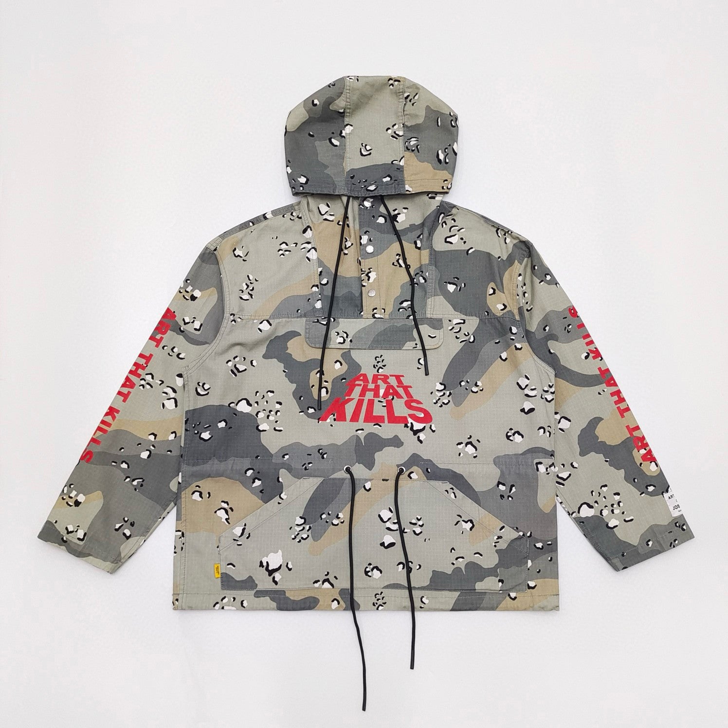 Gallery Dept Men's Spring And Autumn High Street Fashion Printed Letter Camouflage Rushing Jacket Hooded Loose Casual Jacket  Ngvp #8124