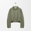 LOEWE Belted jacket Pants cotton Green #334233