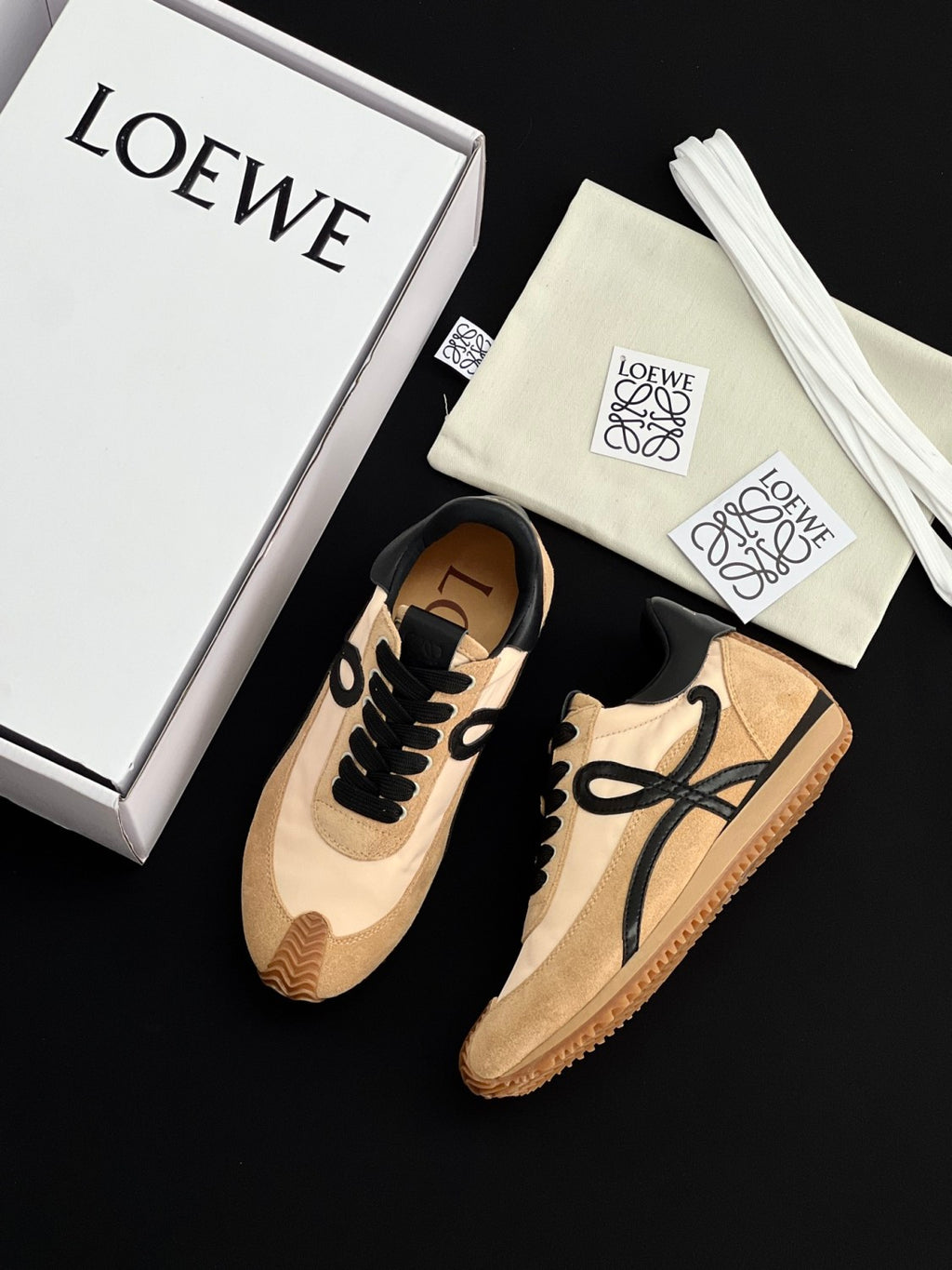 LOEWE Flow Runner 2.0 in Nylon and Suede #385055