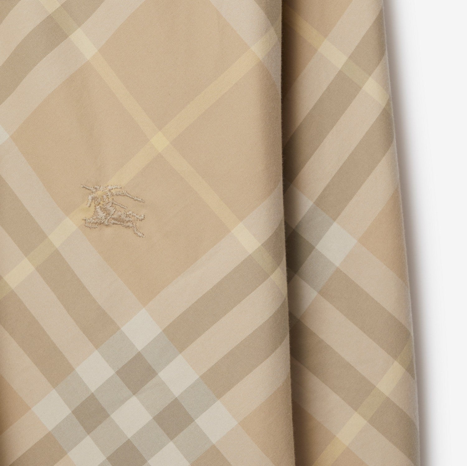 Burberry Men's Spring And Autumn New Retro Plaid Cotton Shirt Color Blocking Single-breasted Lapel Button Down Shirt  #71363