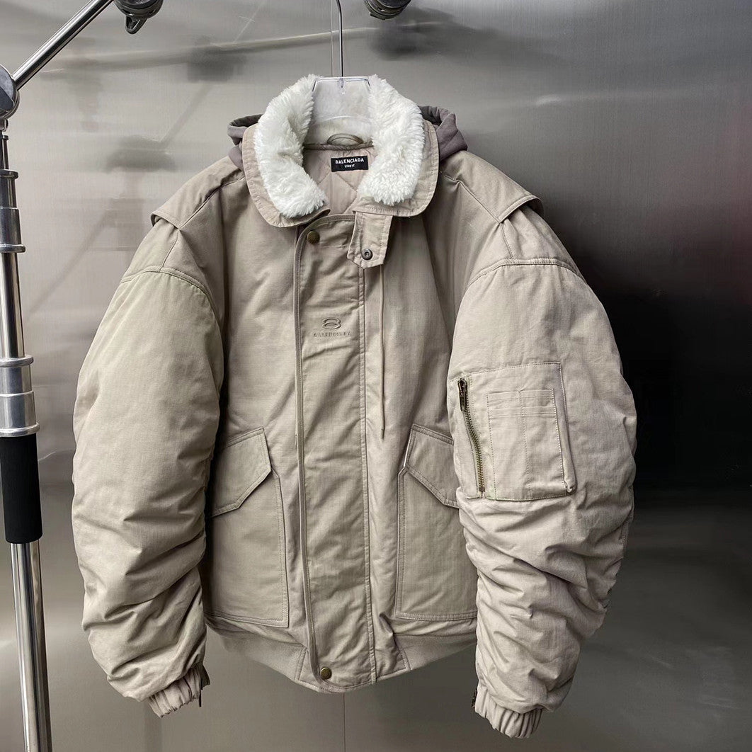 Balenciaga Men's Women's Flying Cotton Jacket Coat #52318