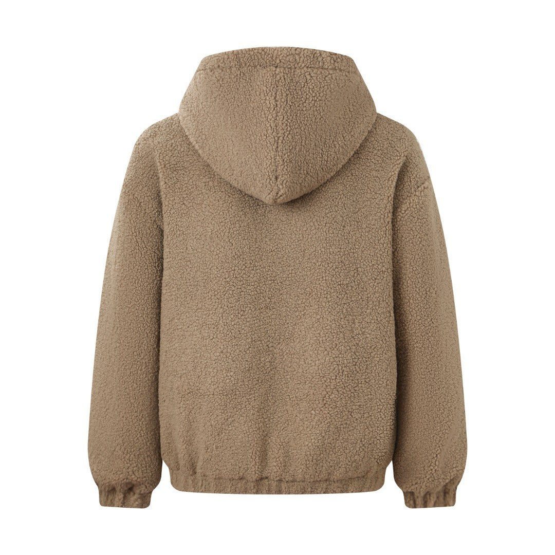 Celine Women's and Men's Embroidered Suede Padded Jacket stylish And Simple Wool And Cotton Jacket #332441