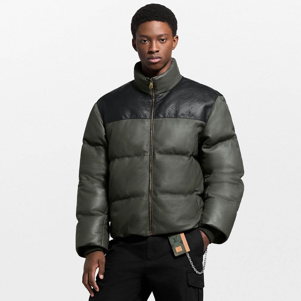 Louis Vuitton Leather Down Jacket #333837