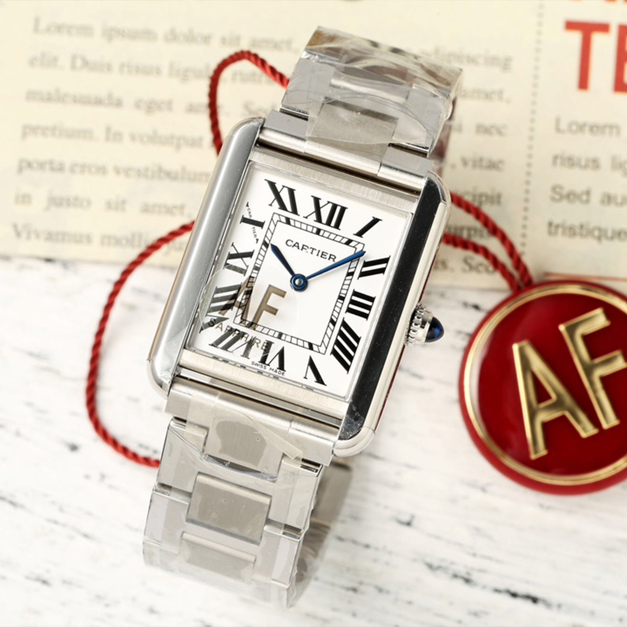 Cartier Tank Must De Cartier Watch Small Model Women's Fashionable And Luxurious Watch #81212
