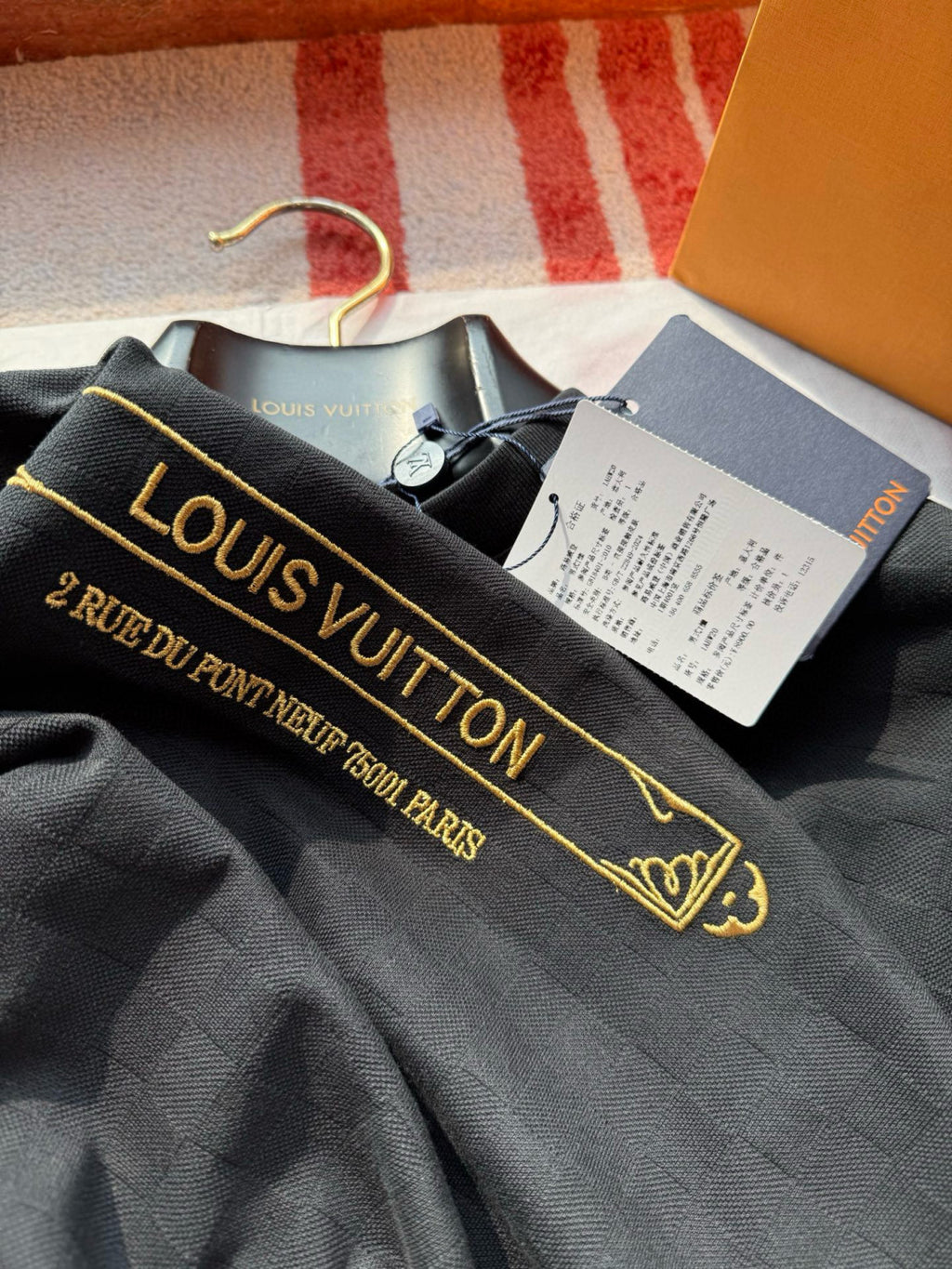 Louis Vuitton Men's Summer Solid Color Embroidered Letter Print Round Neck Cotton Short Sleeve T-Shirt #76463