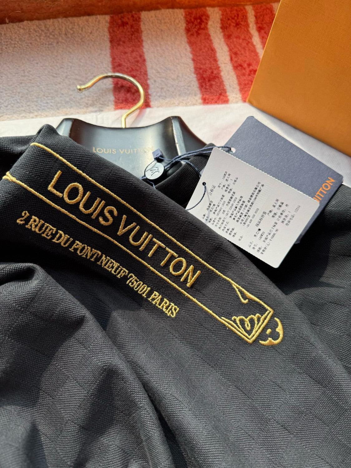 Louis Vuitton Men's Summer Solid Color Embroidered Letter Print Round Neck Cotton Short Sleeve T-Shirt #76463