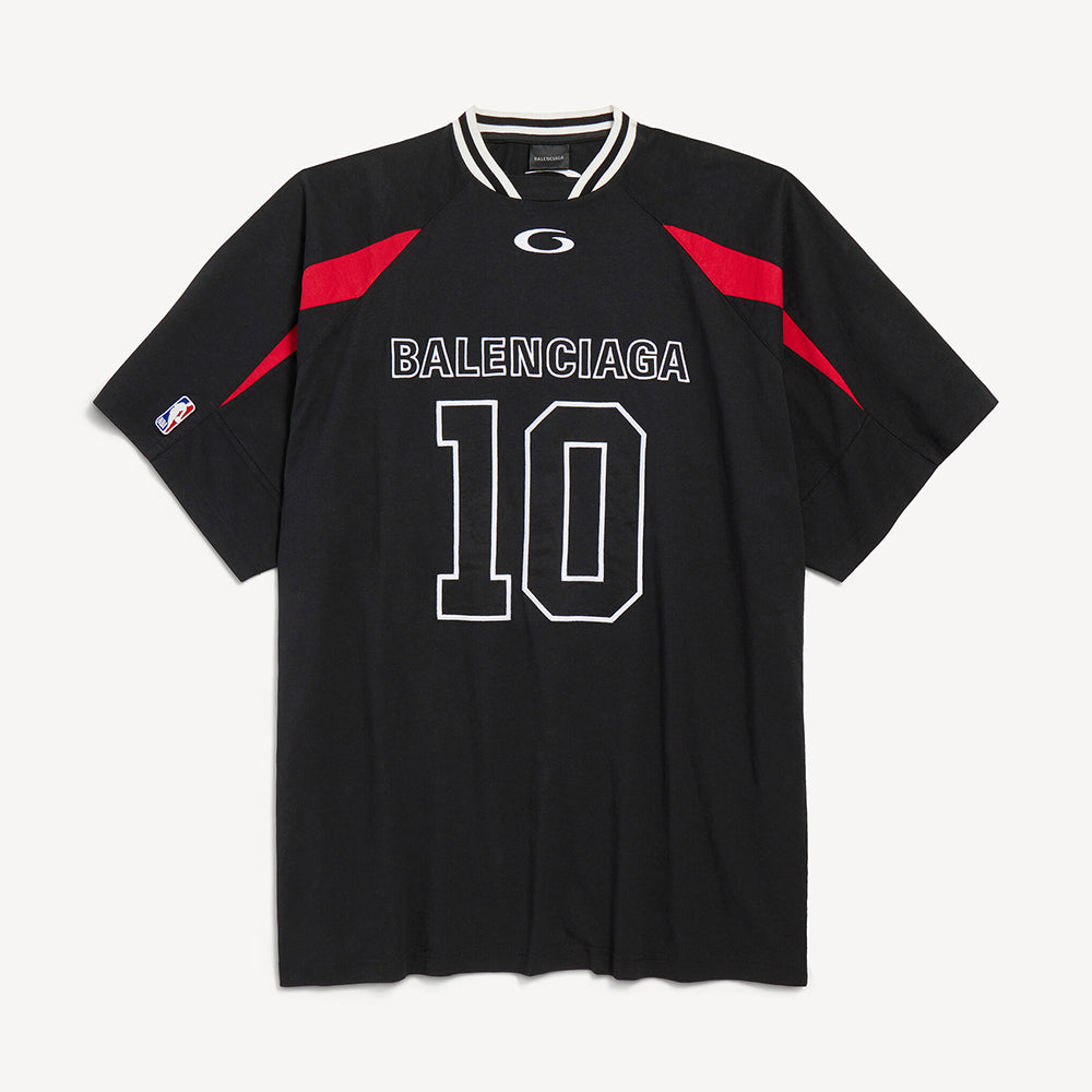 Balenciaga Men's Balenciaga NBA Collaboration Oversized T-shirt in Black Multicolor #377153
