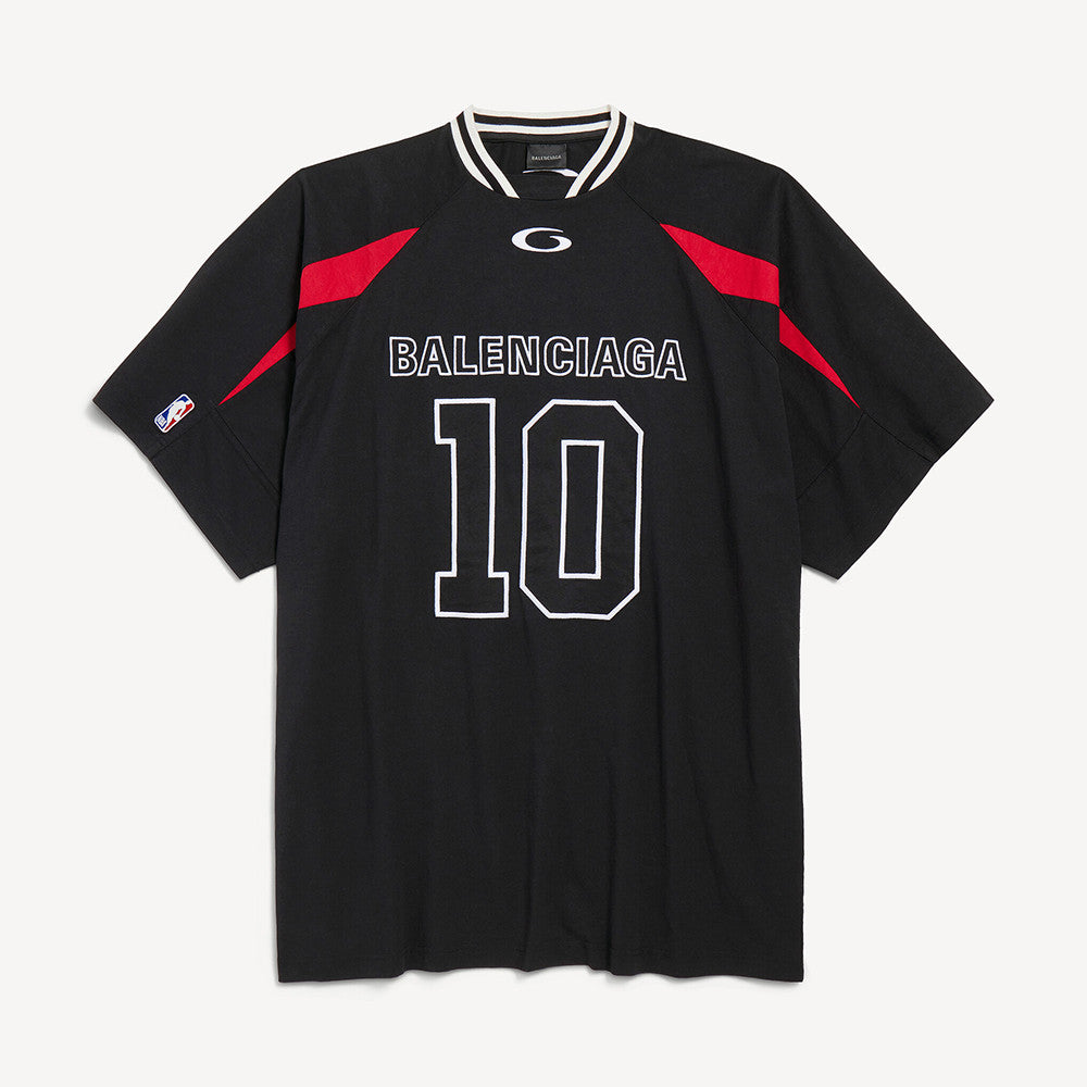 Balenciaga Men's Balenciaga NBA Collaboration Oversized T-shirt in Black Multicolor #377153