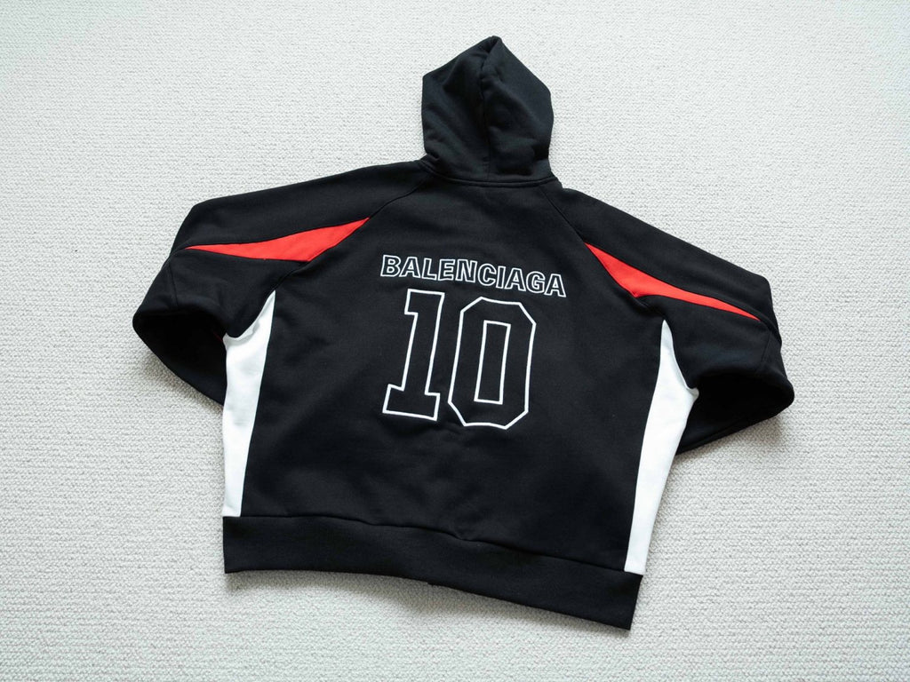 Balenciaga Men's Balenciaga NBA Collaboration Oversized Zip-up Hoodie in Black multicolor #377157