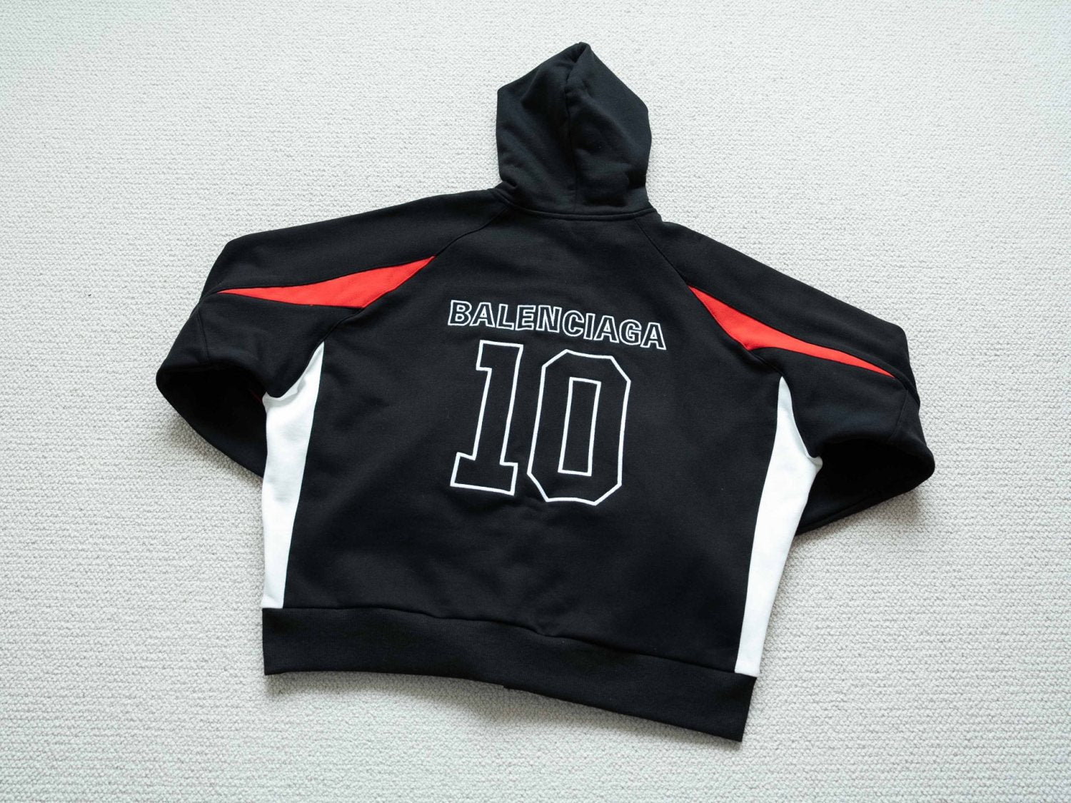 Balenciaga Men's Balenciaga NBA Collaboration Oversized Zip-up Hoodie in Black multicolor #377157