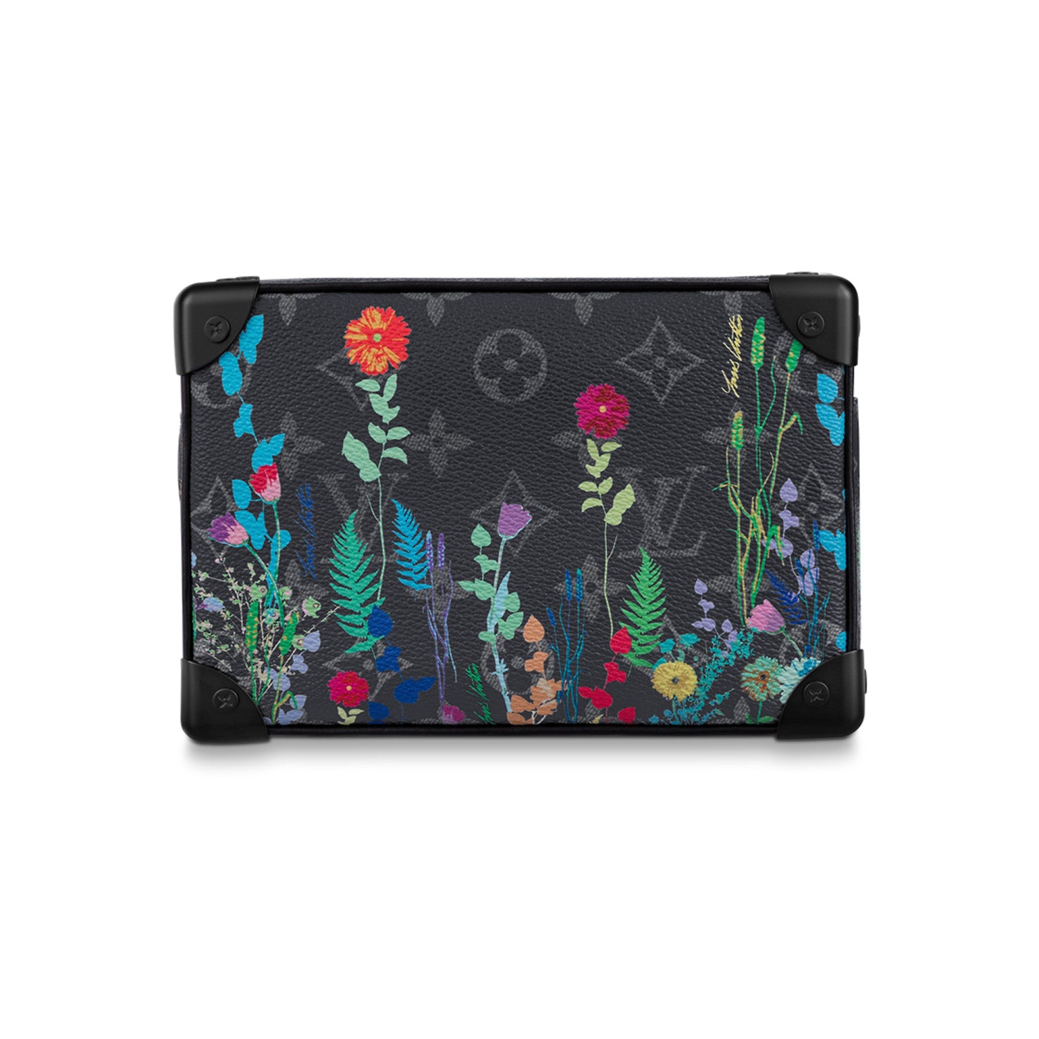 Louis Vuitton Mini SOFT TRUNK  Men's And Women's Classic Vintage Floral Print Zipper Clutch Bag Shoulder Bag  Chain Bag Crossbody Bag  Bags M69072 #79151