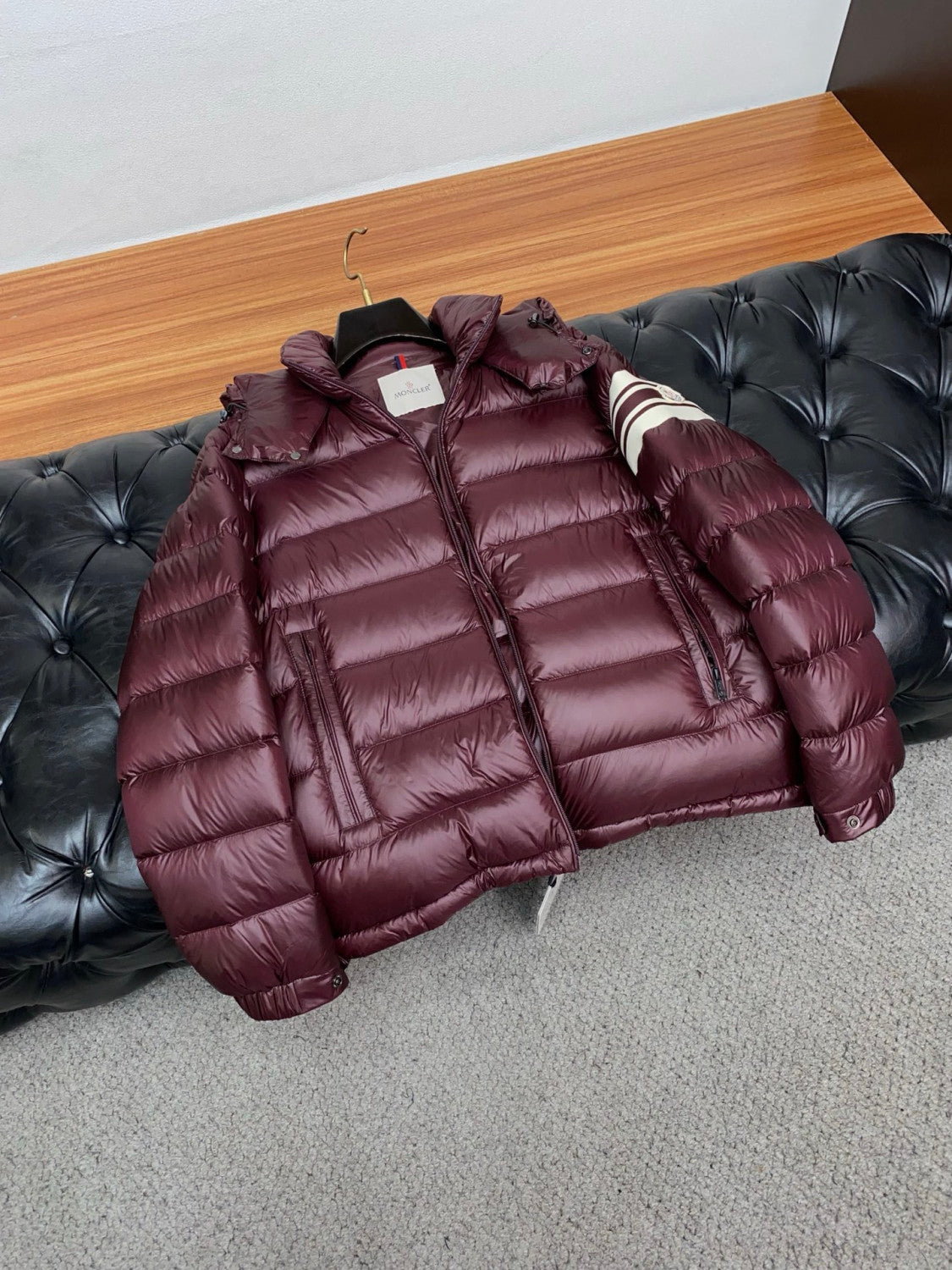 Moncler Men's Down Hooded Jacket #337108