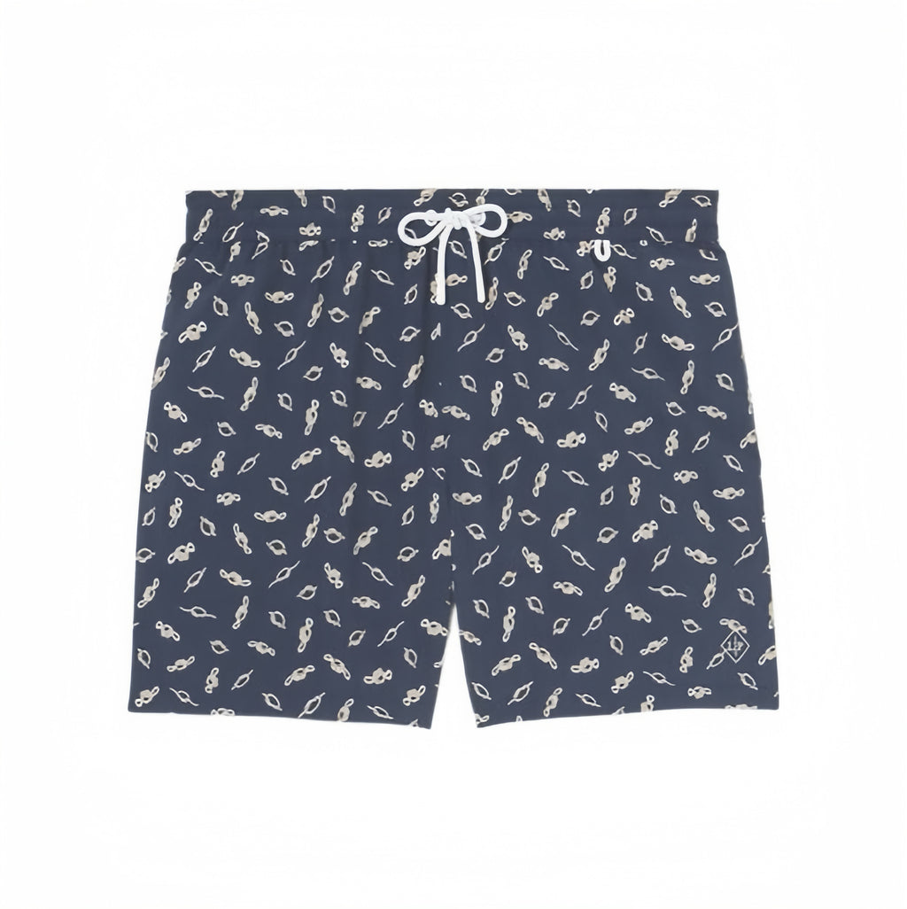 Loro Piana Men's Rope Knot Printed Beach Shorts Vacation Spring Summer Fashion Trend Swimming  Shorts Ngvp #1729