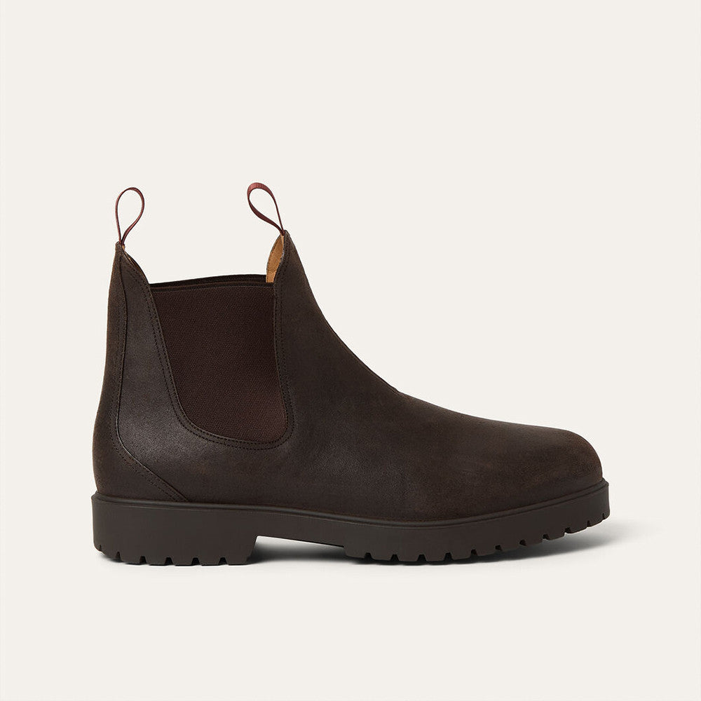 Loro Piana Men's Dover Walk Men's Chelsea Boots Winter shoes Low Cut Round Toe Martin Boot #332379