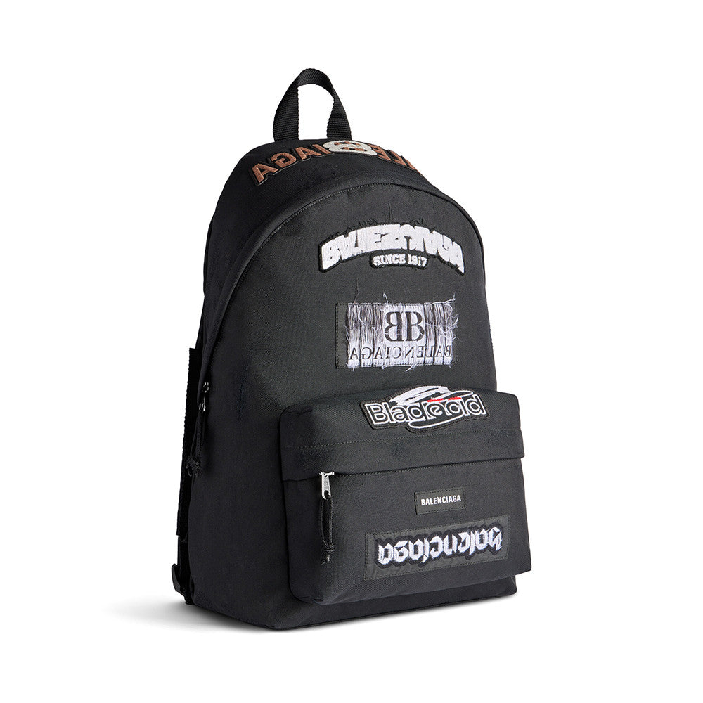 Balenciaga Men's Explorer Backpack in Black #335602