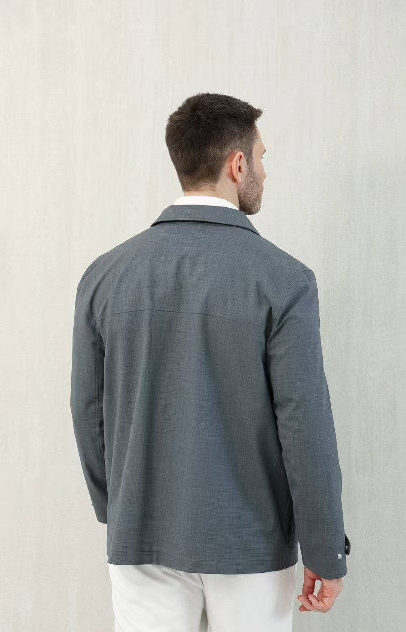 Brunello Cucinelli Men's Spring And Summer Fashion Shoulder Insert Sleeve Military Jacket Light And Comfortable Temperament Jacket Coat Ngvp #9961
