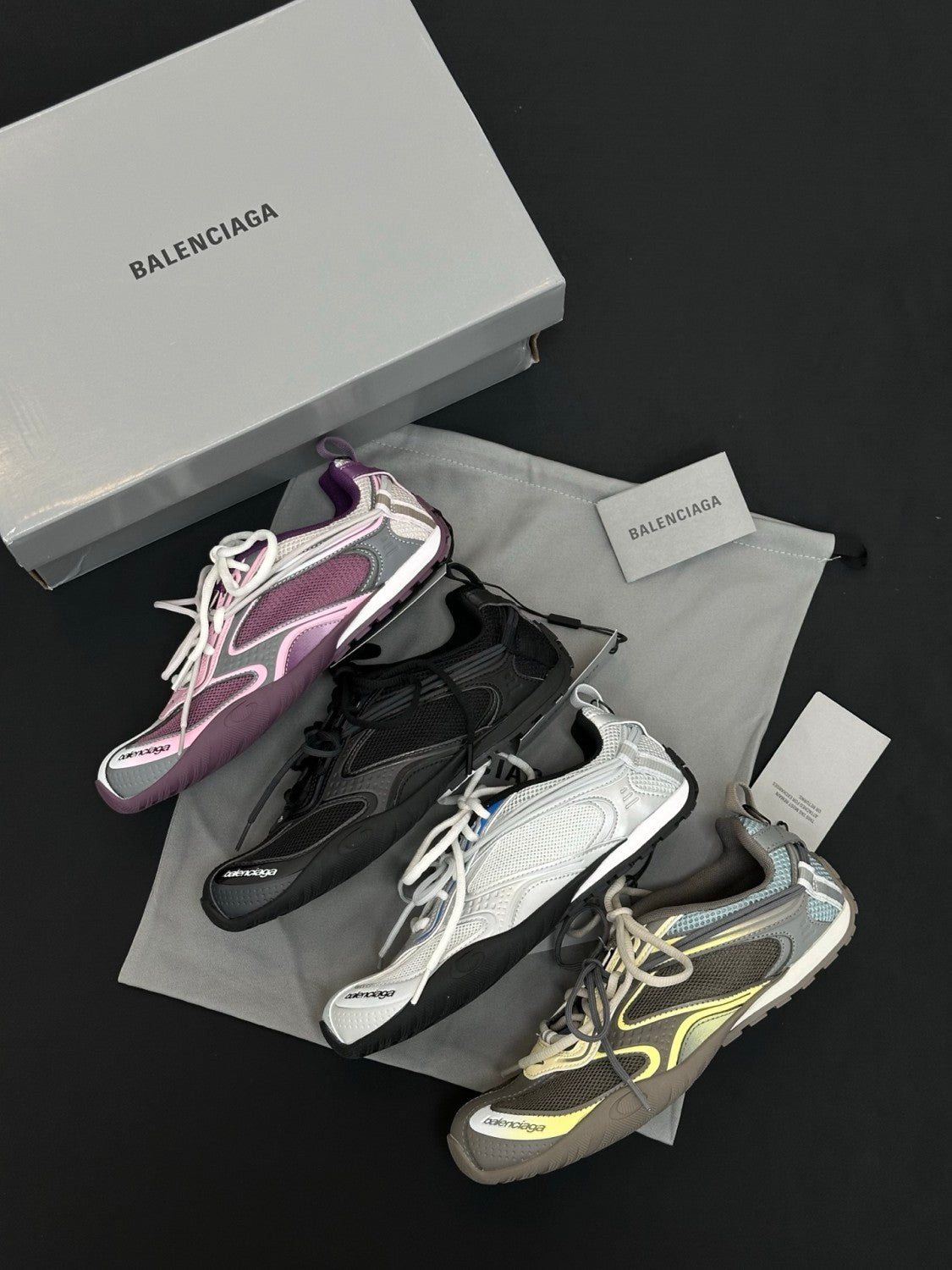 Balenciaga Radar Gradient Lines Sneaker #386998