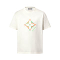 Louis Vuitton Men's Summer 3D Floral Print Round Neck Cotton Short Sleeve T-Shirt #77564