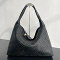 Bottega Veneta Women's Fashion Casual Leather Handbag With Knitted Balls And Leather Buckle Details Shoulder Bag Bags 826196v2ez01424#78881