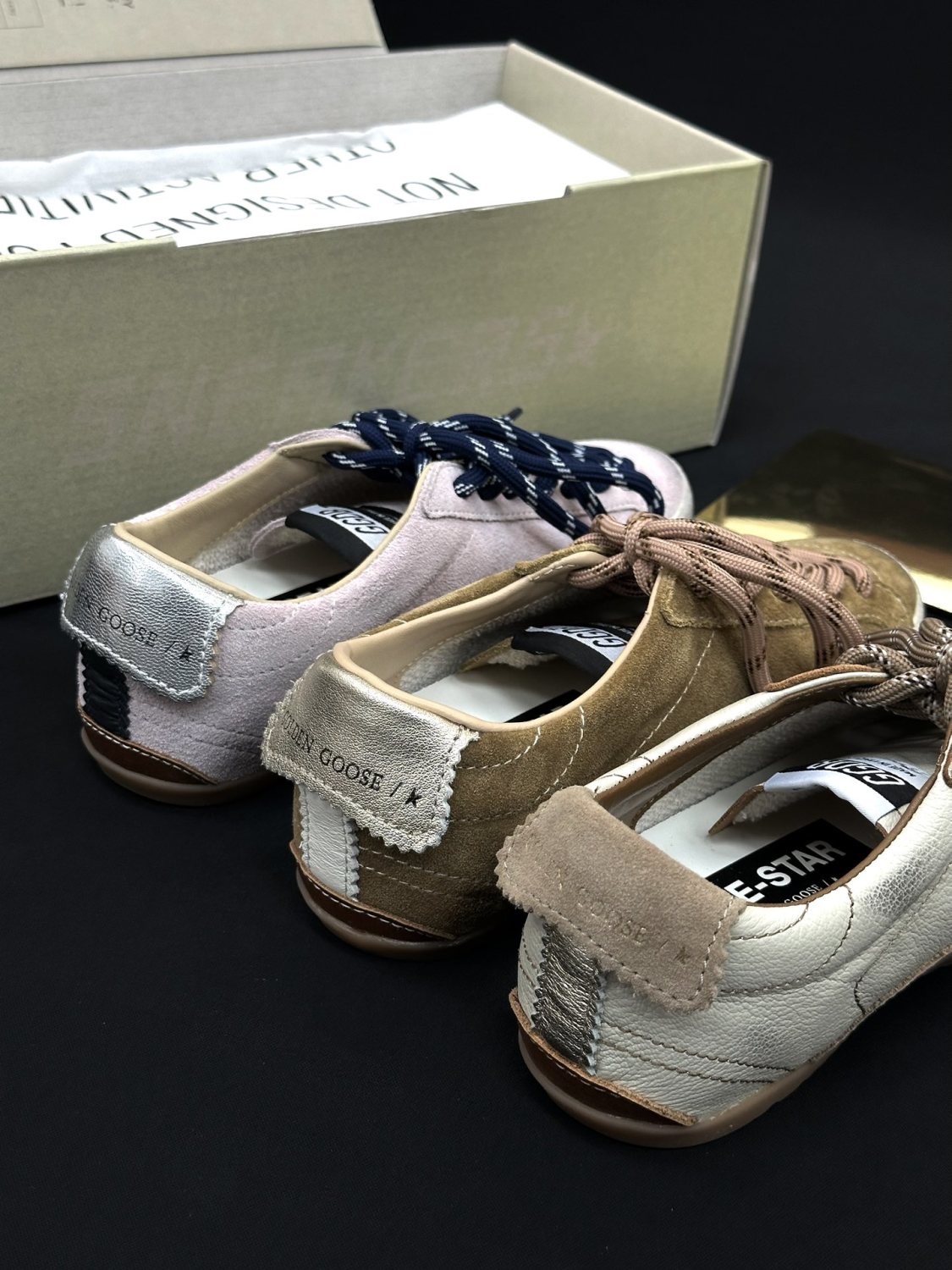 Golden Goose Men's and Women's Spring/Fall Fashion Casual Round Toe Lace Up Low Top Star Print Thin Sole Sneakers Casual Shoes Shoes #78525