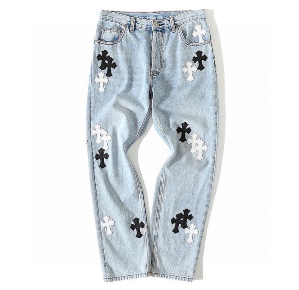 Chrome Hearts Jeans Pants #8456