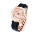 Rolex Men's Automatic Mechanical Movement 100 Meter Water Resistant Dial Watch with Diamonds #75356