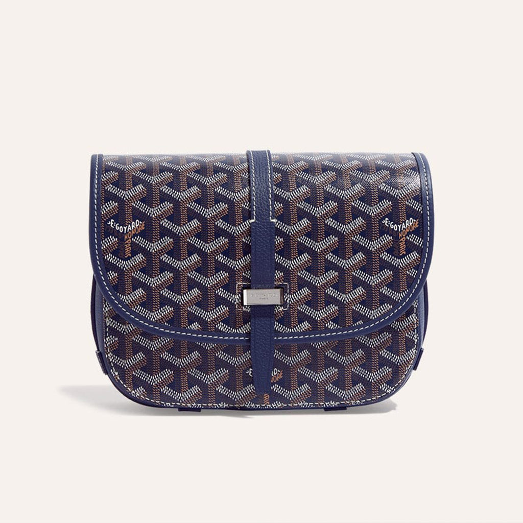 GOYARD Belvedere Bag Navy Blue Fashion Trend Logo Satchel Bag Simple Elegant Adjustable Shoulder Bags #71381