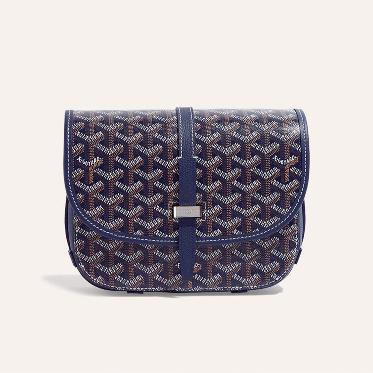 GOYARD Belvedere Bag Navy Blue Fashion Trend Logo Satchel Bag Simple Elegant Adjustable Shoulder Bags #71381