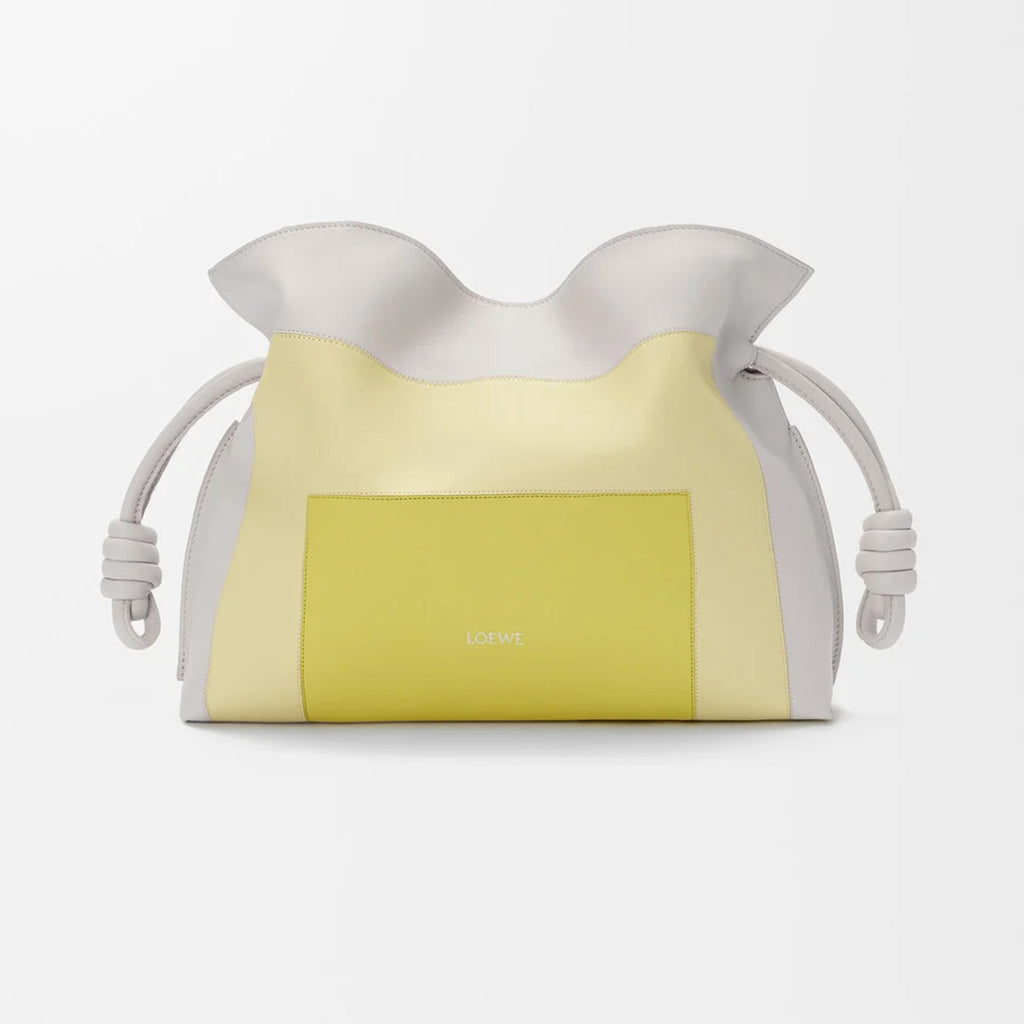Loewe Medium Napa Leather Flamenco Clutch Loewe X Josef And Anni Albers Collection Fashion-forward Soft-leather Crossbody Bag Lady #195465