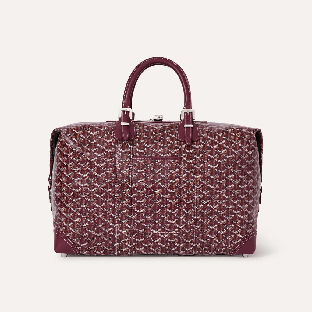 GOYARD Bowling45 Men's And Women's Fashion Classic All-over Print Zipper Closure Canvas Leather Oversized Travel Bag Bags BOWLIN045TY33CL33P #78364