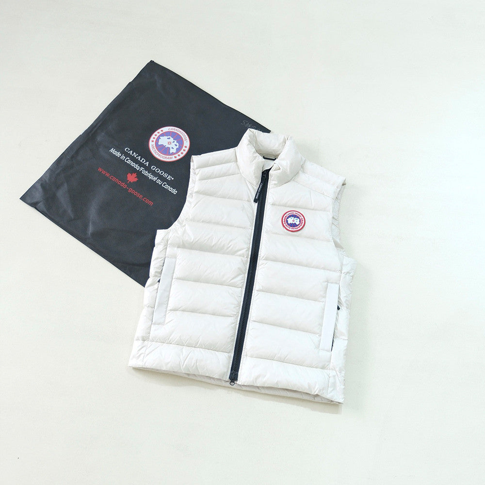 Canada Goose Men's and Women's Fall/Winter Crofton Canada Goose lightweight series functional Down jacket vest #332211