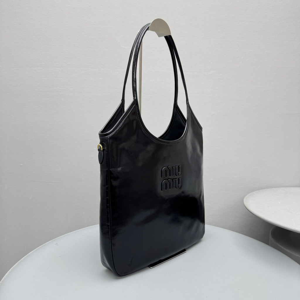 MiuMiu Black Ivy Leather Bag #336426
