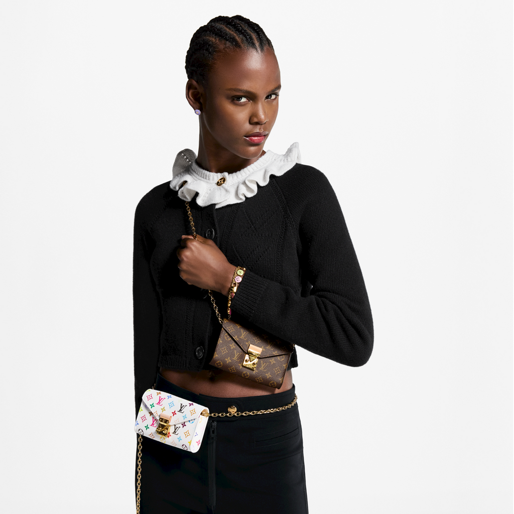 Louis Vuitton  Pouch Metis Women's Belt Leather Belt With Gold Chain Monogram Canvas Pendant Lvc Buckle New Arrival Bag Bags M4588Z #196923