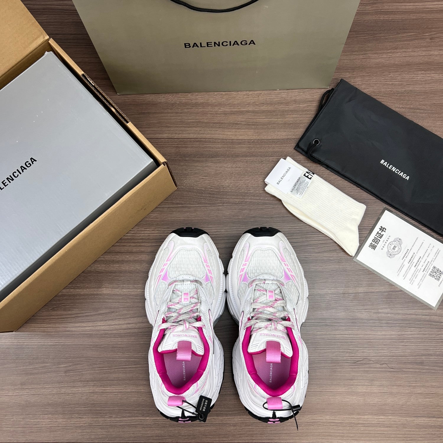 Balenciaga 6XL Men's And Women's Spring/Summer Fashion Casual Trend Round Toe Lace Up Distressed Low Top Color Blocked Shoes  #78263