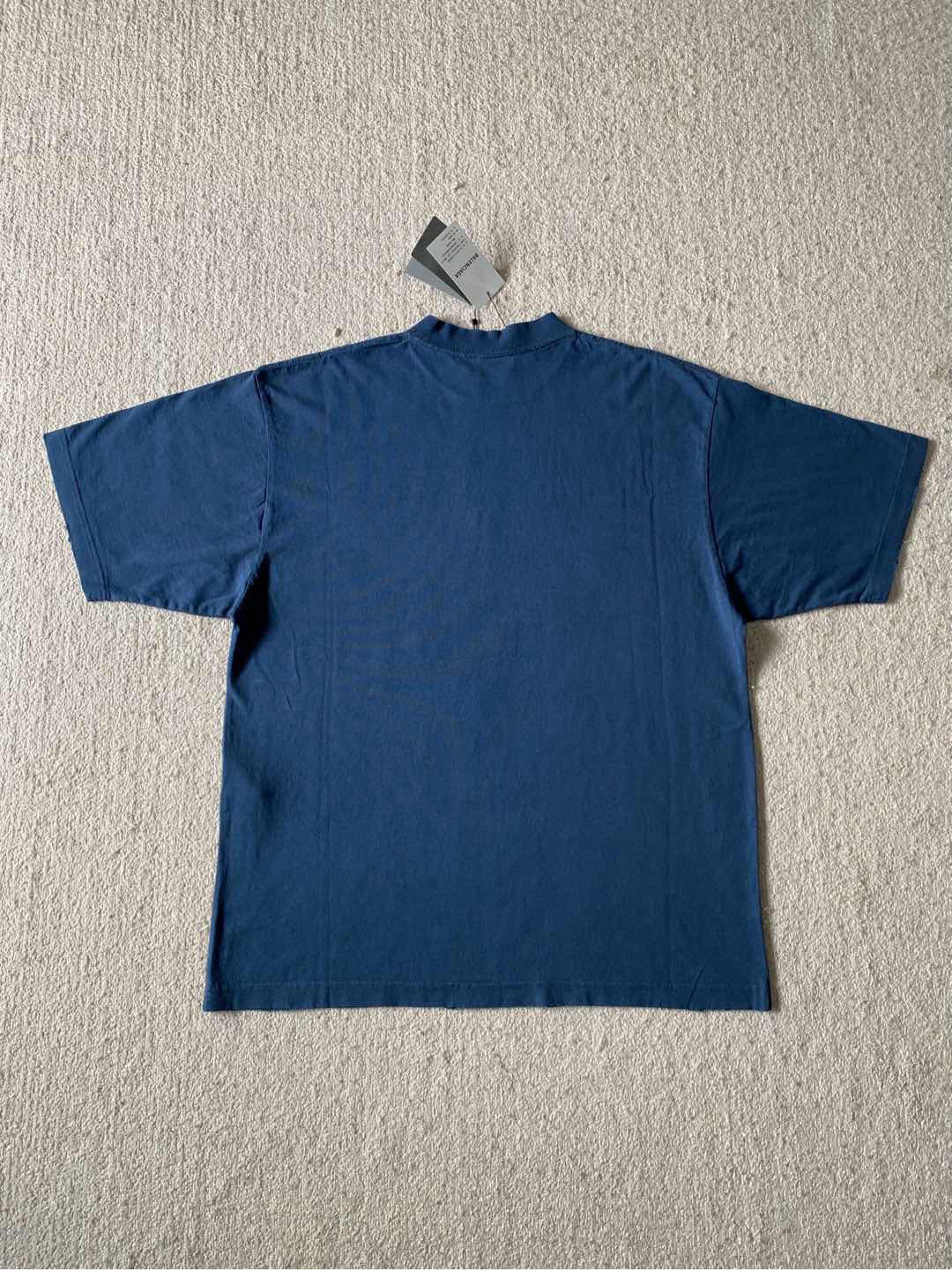 Balenciaga Men's Summer Embroidery Pattern Printed Solid Color Round Neck Short Sleeve T-Shirt #75953