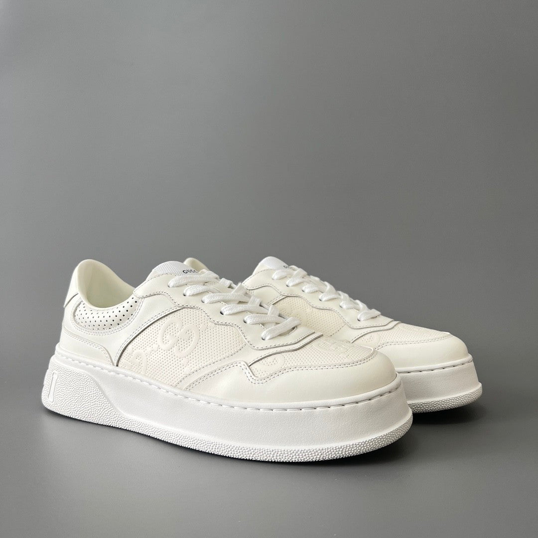 Gucci Chunky BGG Black And White Panda Biscuit Shoes Couple Model Cowhide Stitching GG Embossed Cowhide #332565