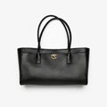 Chanel Small Shopping Bag Calfskin Gold-tone Metal #381318