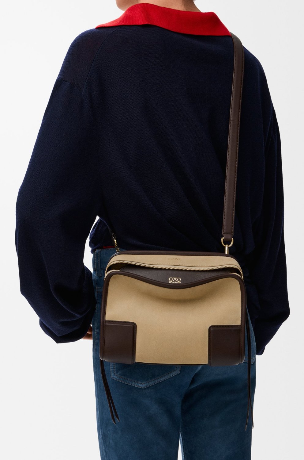 LOEWE Small Amazona 180 Bag in Soft Calfskin #380145