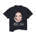 Balenciaga Men's and Women's Summer Portrait Printed Solid Colour Round Neck Cotton Short Sleeve T-Shirt #76597